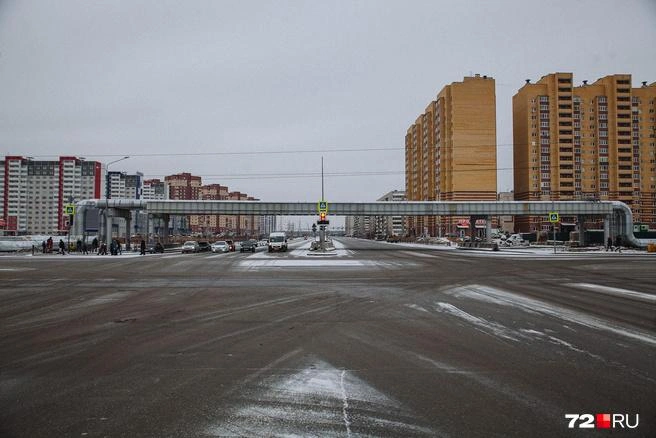 Пересечение дорог находится в восточной части города | Источник: Ирина Шарова / 72.RU