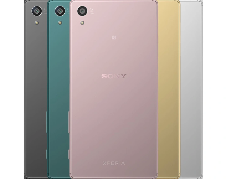 Новый телефон Sony Xperia Z5 в розовом цвете