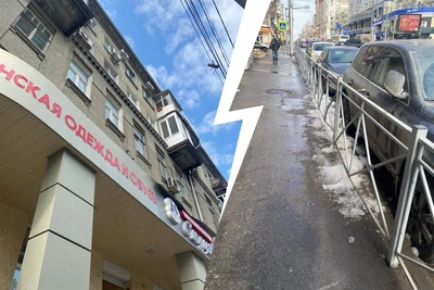 Снег с крыши травмировал мужчину в Саратове