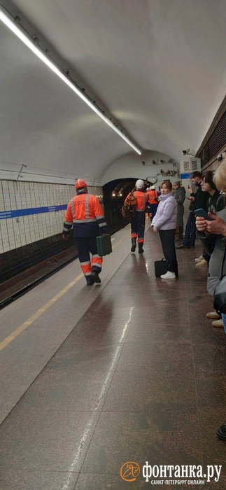От «Технологического института» до «Купчино» приостановлено движение поездов | Источник: Читательница Оксана