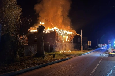 Пожар в Скопине: 450 кв. м. охвачены огнем, подробности