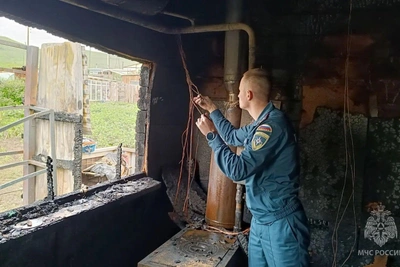 Пожар в Шира: двое погибли