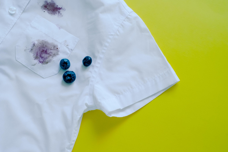 Как отстирать чернику с белой одежды: 8 способов для свежих и старых пятен