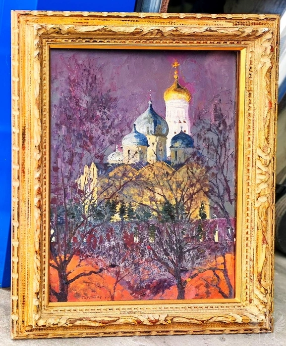 Картину правнука Льва Толстого пытались незаконно ввезти в Россию из Японии | Источник: Официальный канал ФТС России