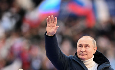 Про Священное Писание и правильный выбор: о чем говорил Путин в Лужниках на «Крымской весне»