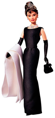 Кукла Barbie Завтрак у Тиффани Одри Хепберн в черном платье