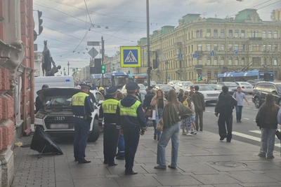 Видео ДТП на Невском с пострадавшими
