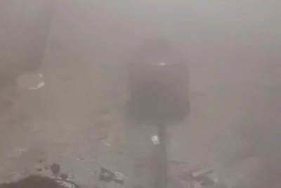 Heating Pipe Bursts, Floods Basement in Tyumen Home