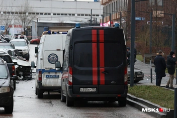На месте&nbsp;— МВД, Следком и военная полиция | Источник: Артем Устюжанин / MSK1.RU