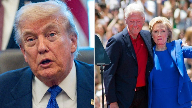 Трамп похвалил Билла Клинтона за уважение и страх перед ним как кандидатом в президенты. | Источник: MEGA