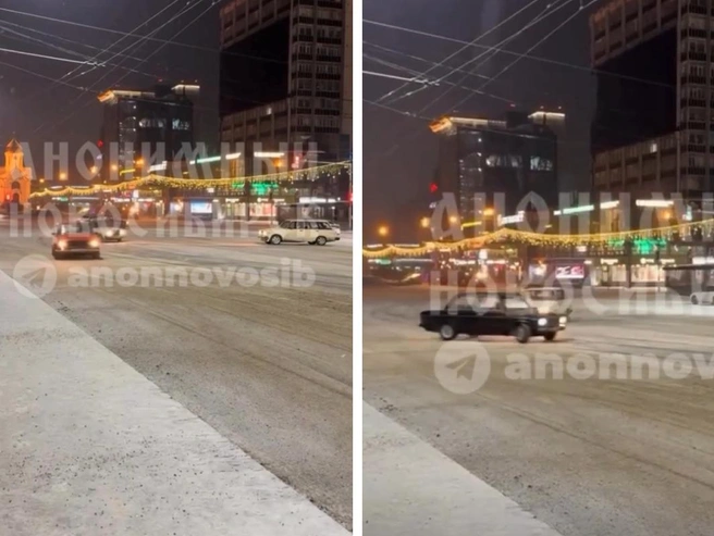 Точное время съёмки видео в публикации не уточняется. | Источник: Анонимный Новосибирск / T.me