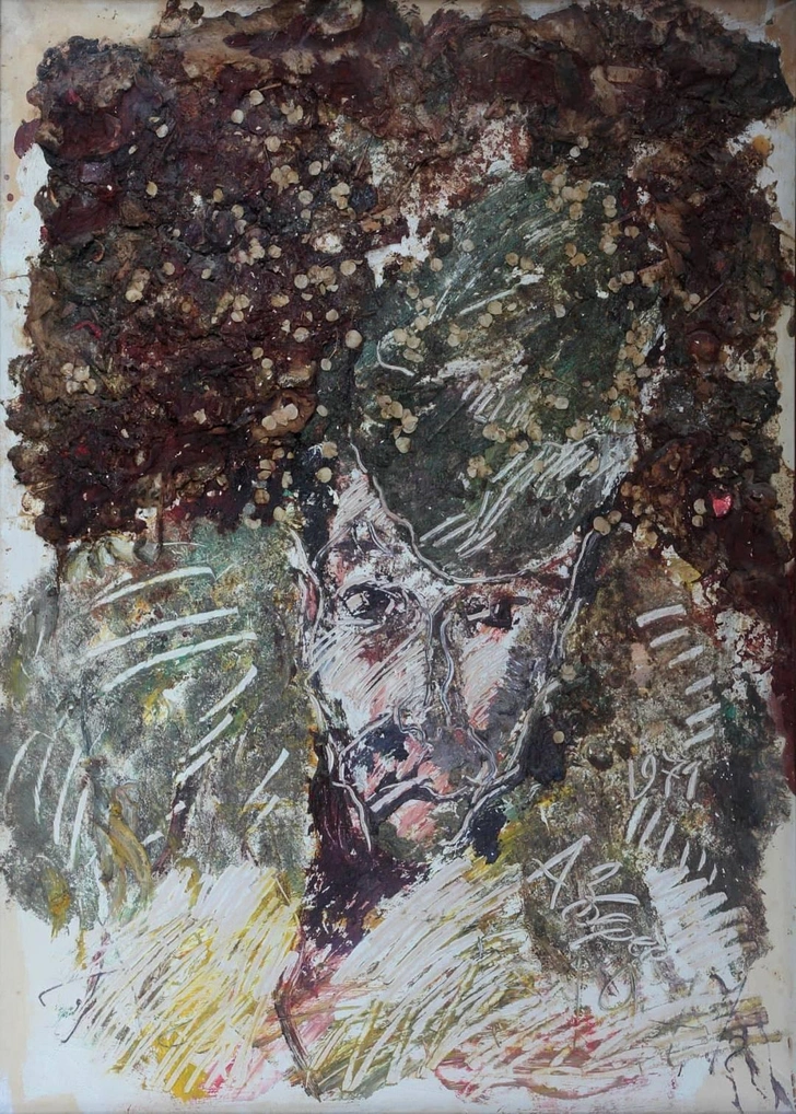 Анатолий Зверев. «Автопортрет». 1971 | Источник: пресс-служба выставки