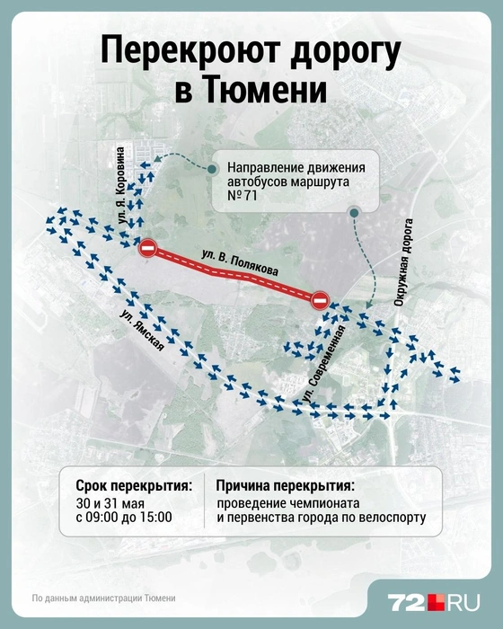 Перекроют улицу Владимира Полякова | Источник: Дмитрий Гладышев / Городские медиа