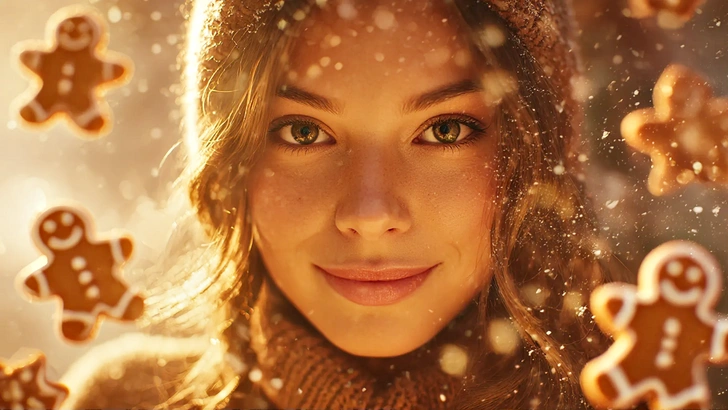 Тест в один клик: выберите имбирный пряник, а мы скажем, какой сюрприз ждет вас в 2026 году | Источник: Midjourney