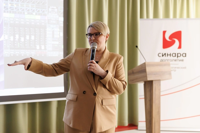 Наталья Алексеева подчеркнула, что в «Синара-Долголетие» особое внимание уделяют интеграции инновационных способов в работе с пожилыми людьми | Источник: «Синара Долголетие»