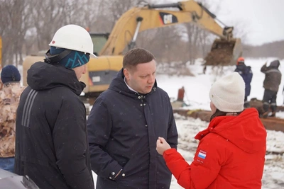 В Аниве готовы основные опоры моста через Лютогу