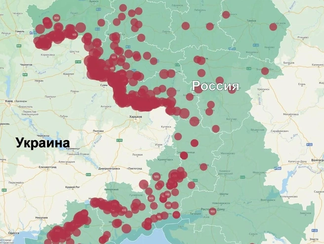 ВСУ уже регулярно бьют по российским регионам, которые далеко от линии боевого соприкосновения | Источник: Родион Мирошник / max.ru