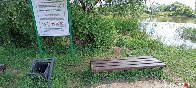 Есть где присесть и куда выбросить мусор | Источник: Анна Сарапульцева / 45.RU