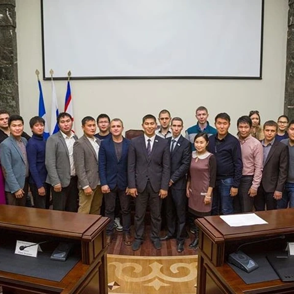Булкин был председателем Общественной молодежной палаты при Якутской городской Думе | Источник: Владимир Булкин / vk.com