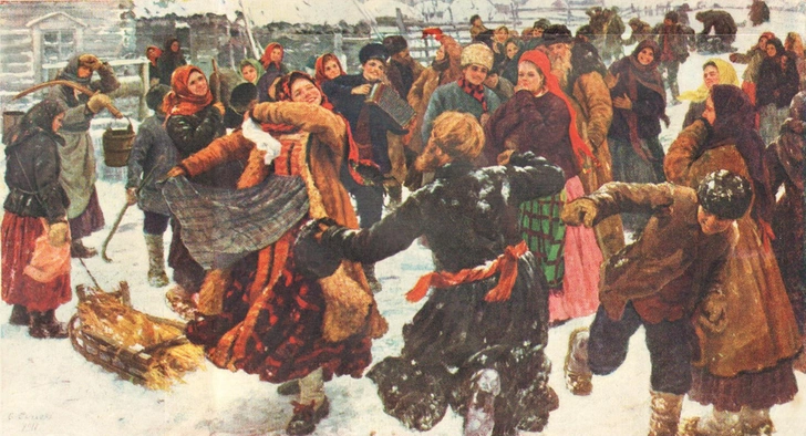 Ф. В. Сычков. «Пляска», 1911.