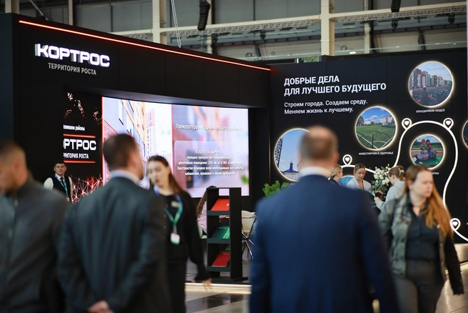 На форуме 100+ TechnoBuild появился нестандартный стенд, посвященный некоммерческим проектам | Источник: Максим Воробьев