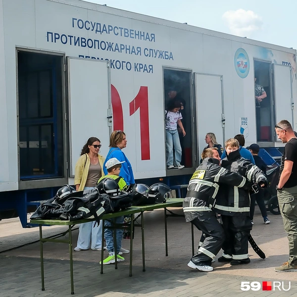 Для детей подготовили пробную полосу препятствий | Источник: Василина Любимова / 59.RU