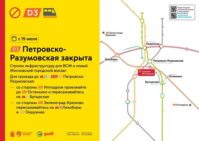 Карта от властей | Источник: дептранс Москвы