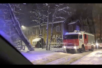 Пожар в жилом доме Архангельска: есть пострадавшие