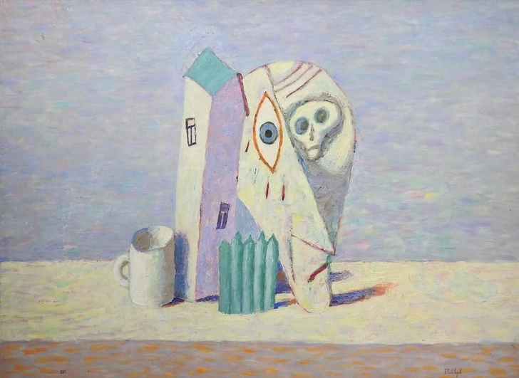 Виктор Пивоваров. «Меланхолия», 1985. | Источник: пресс-служба выставки