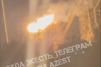 Огненный шар над Косогорским заводом