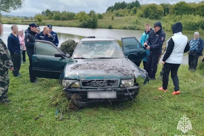 В Нижегородской области достали «Ауди» с телом 58-летнего мужчины