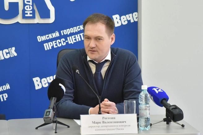 Директор департамента контроля Марк Рогозин | Источник: пресс-служба администрации Омска