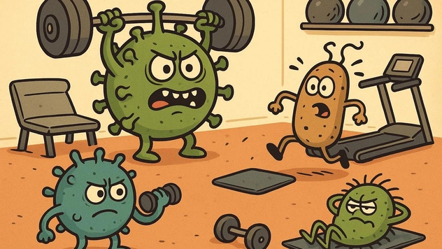 Какие места в спортзале самые грязные