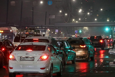 Intersection in central Nizhny partially closed