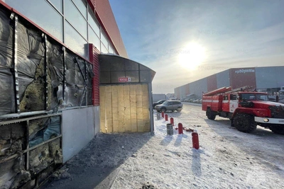 В Оренбурге вспыхнул пожар в торговом центре «Максимум»