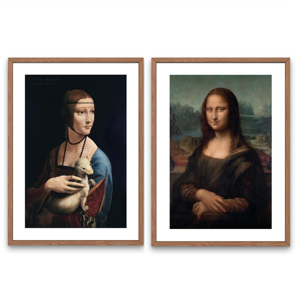 Набор интерьерных постеров «Леонардо да Винчи. Шедевры»