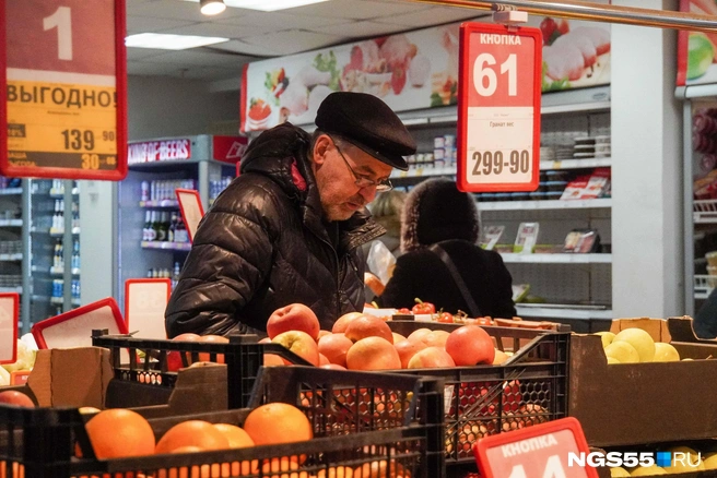 В «Победе» можно найти практически любые продукты | Источник: Евгений Софийчук / NGS55.RU