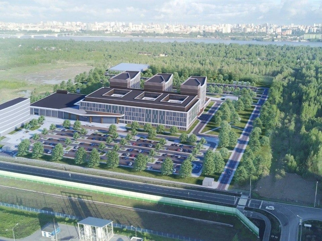 Несколько корпусов для поликлиники, стационара и реабилитационного пансионата | Источник: «МедИнвестГрупп»