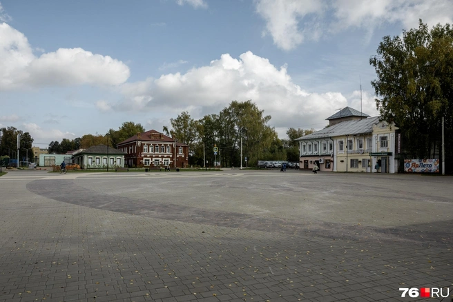 В Гаврилов-Яме центральная площадь тоже Советская | Источник: Александр Куренной / 76.RU