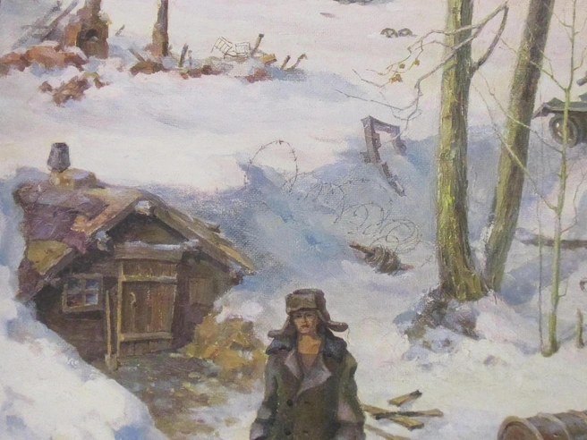 На картине, вероятно, изображён сам художник. | Источник: Александр Литвинов
