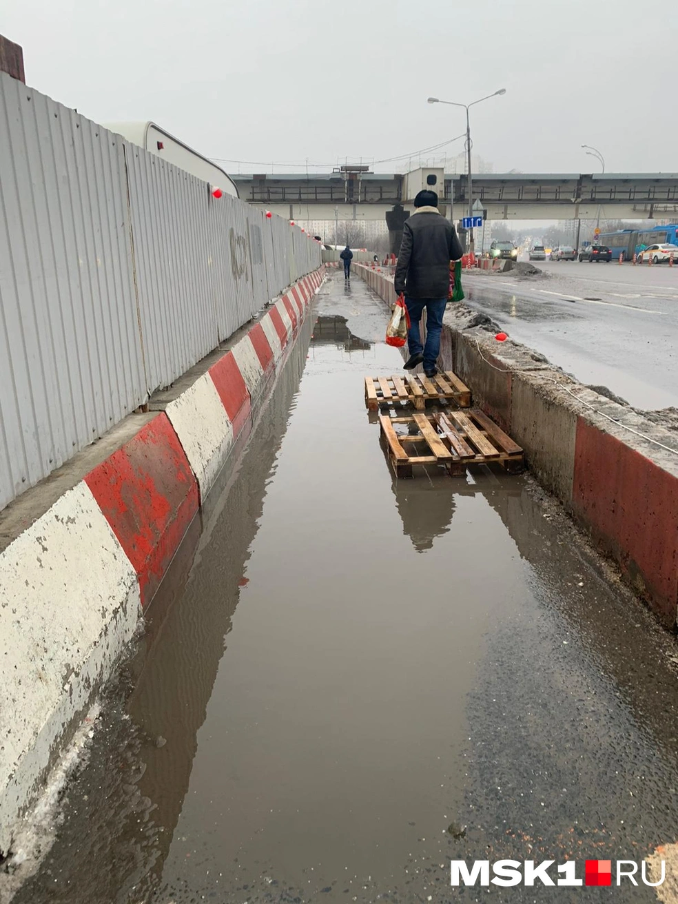 На юге Москвы люди идут по проезжей части из-за закрытия прохода к метро  Кантемировская: фото, видео, Пролетарский проспект, Замоскворецкая линия  (зеленая ветка) метро, 20 января 2023 г. - 20 января 2023 - МСК1.ру