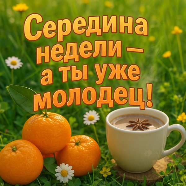 открытка среда, открытка доброй среды, открытки утро среда, открытки с добрым утром среды, открытка доброй летней среды, среда открытки красивые, открытки с летней средой, бесплатные открытки среда, доброй среды открытки красивые | Источник: theDay/DALL-E