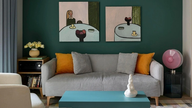 Метафора моря: квартира 75 м² в московской сталинке