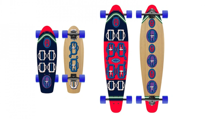 Hermes Skateboard and Longboard