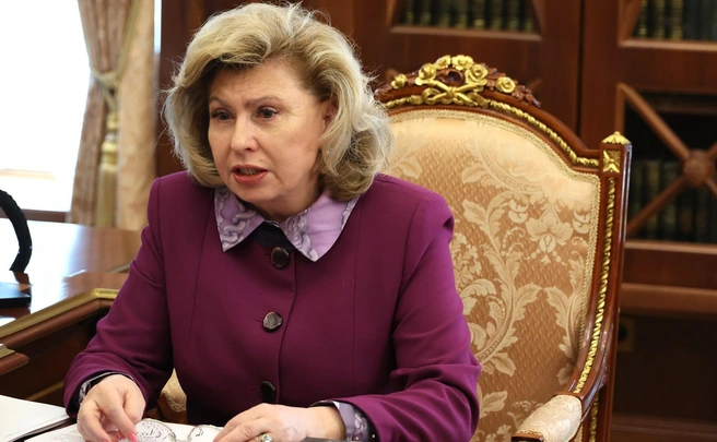 Киргизский омбудсмен обсудила с Москальковой задержание мигрантов в бане | Источник: kremlin.ru