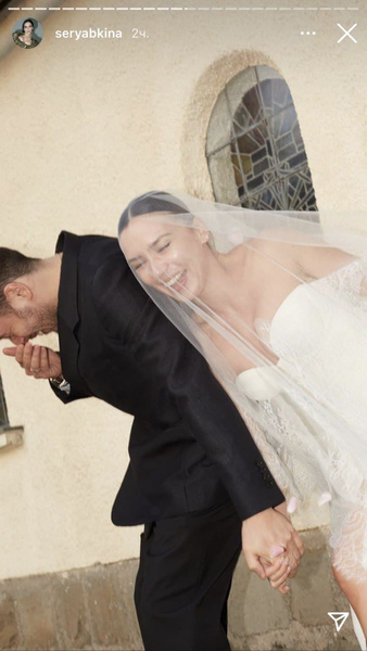 Ольга Серябкина показала неопубликованные фотографии со свадьбы