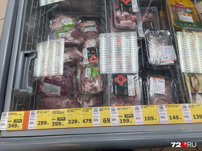 Свинина не сильно дороже курицы | Источник: Мария Токмакова / 72.RU