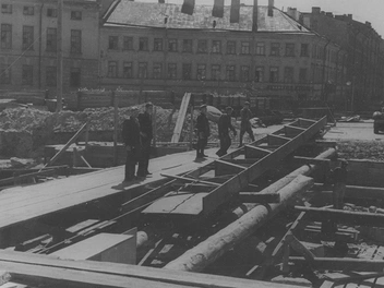 Реконструкция Семеновского моста | Источник: Мостотрест