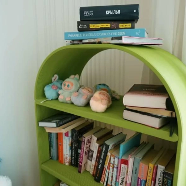 В квартире звезды много книг