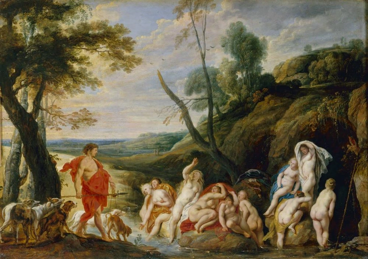 Якоб Йорданс. «Диана и Актеон». Между 1640 и 1650 | Источник: Wikimedia Commons